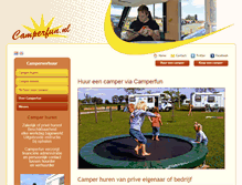 Tablet Screenshot of camperfun.nl